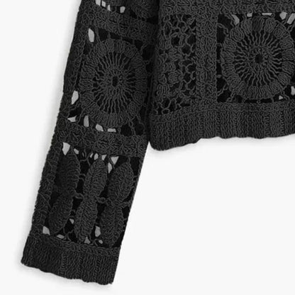 Women's Lightweight Crochet Sweater