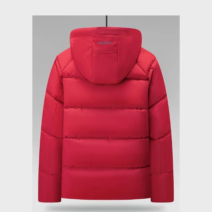 Men’s Thick Padded Hooded Outdoor Jacket