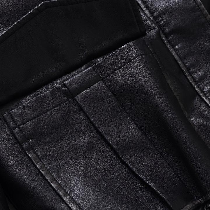 Women’s Classic Faux Leather Jacket