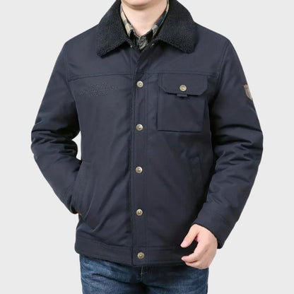 Men’s Warm Fleece Windbreaker Jacket