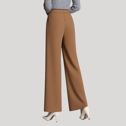 Women's Plus Size Sophisticated Straight-Leg Pants