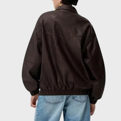 Women’s Retro High Neck Oversized Jacket