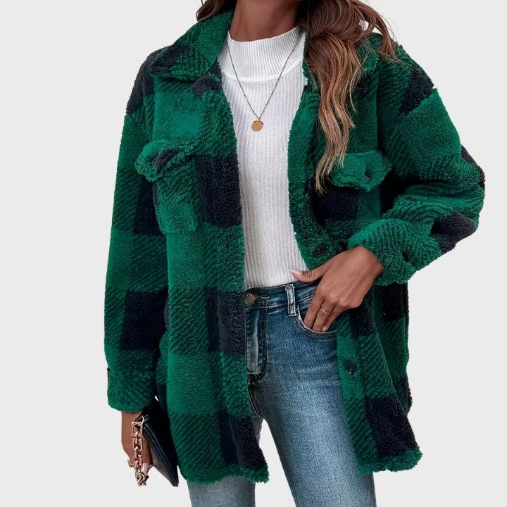 Women’s Soft Plaid Jacket