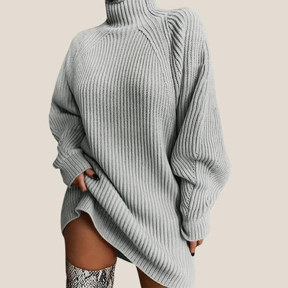Women’s Plus Size Ribbed Sweater Dress