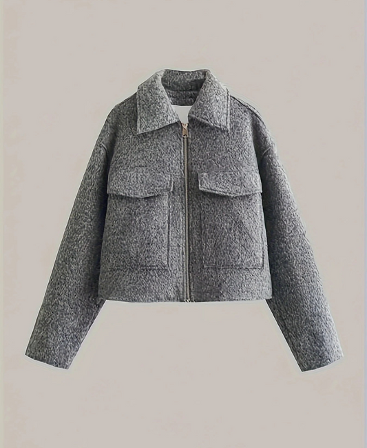 Women’s Cropped Zip Jacket