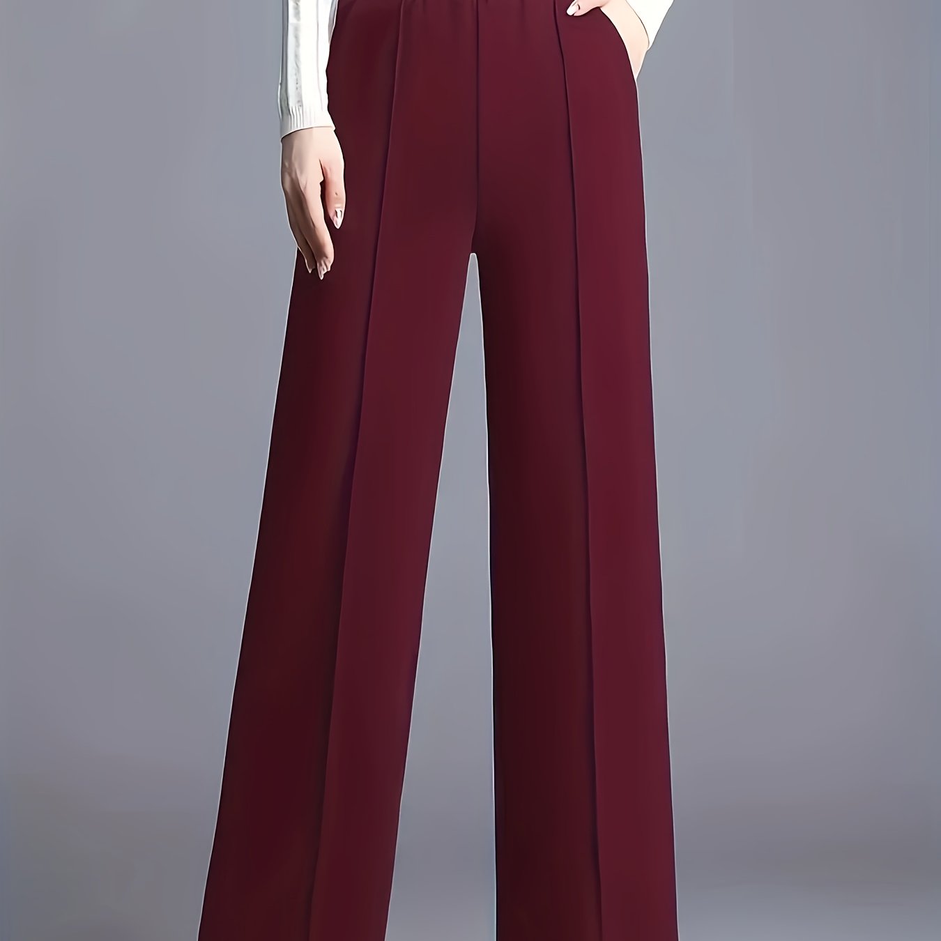 Avery – High Waist Tailored Wide-Leg Trousers