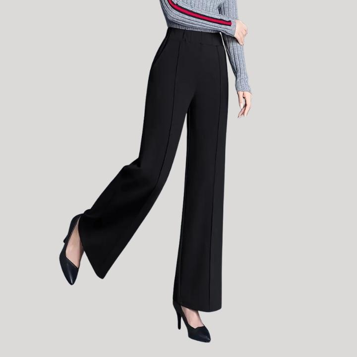 Women's Plus Size Sophisticated Straight-Leg Pants