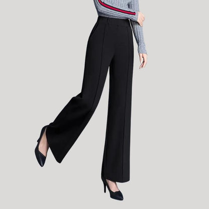 Women's Plus Size Sophisticated Straight-Leg Pants