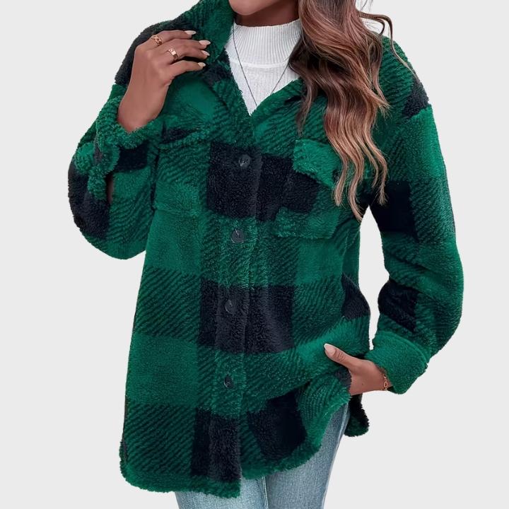 Women’s Soft Plaid Jacket