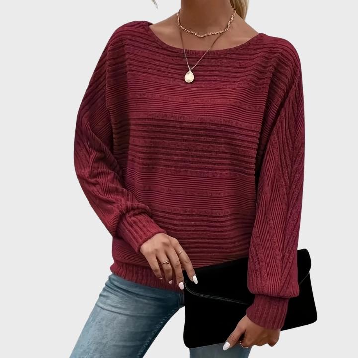 Women's Relaxed Round Neck Sweater