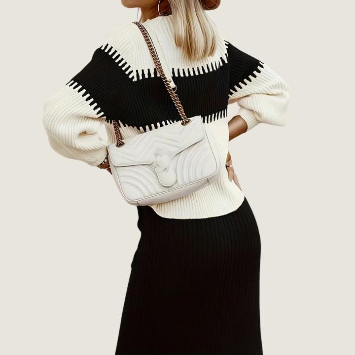 Women’s Split Skirt and Pullover Set