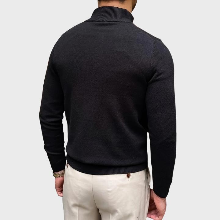 Men’s Smart Quarter-Zip Knit Jumper