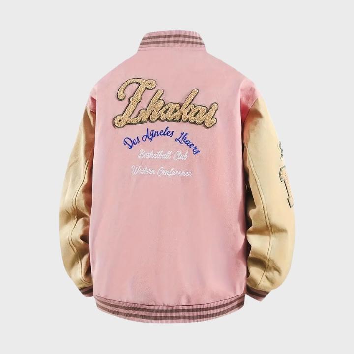 Men’s Trendy Patchwork Baseball Jacket