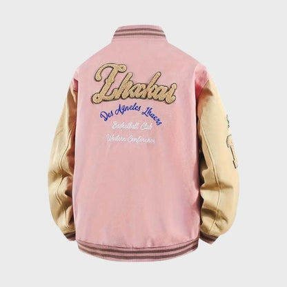 Men’s Trendy Patchwork Baseball Jacket