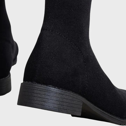 Women's Elegant Knee High Stretch Knit Boots