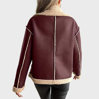 Women’s Two-Tone Faux Fur Jacket