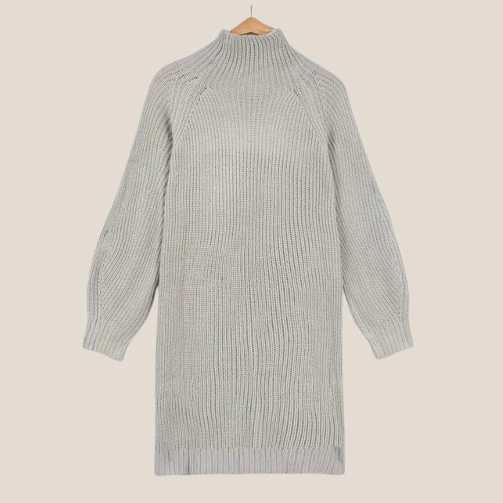 Women’s Plus Size Ribbed Sweater Dress