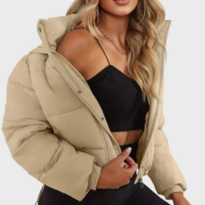 Women’s Drawstring Puffer Winter Jacket