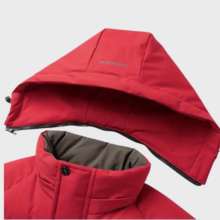 Men’s Thick Padded Hooded Outdoor Jacket