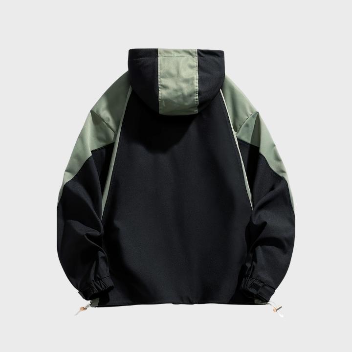 Men’s Plus Size Loose Fit Windbreaker Jacket