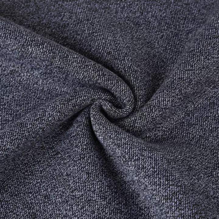 Men's Casual Gray Geometric Pattern Cable Knit Quarter Zip Jumper