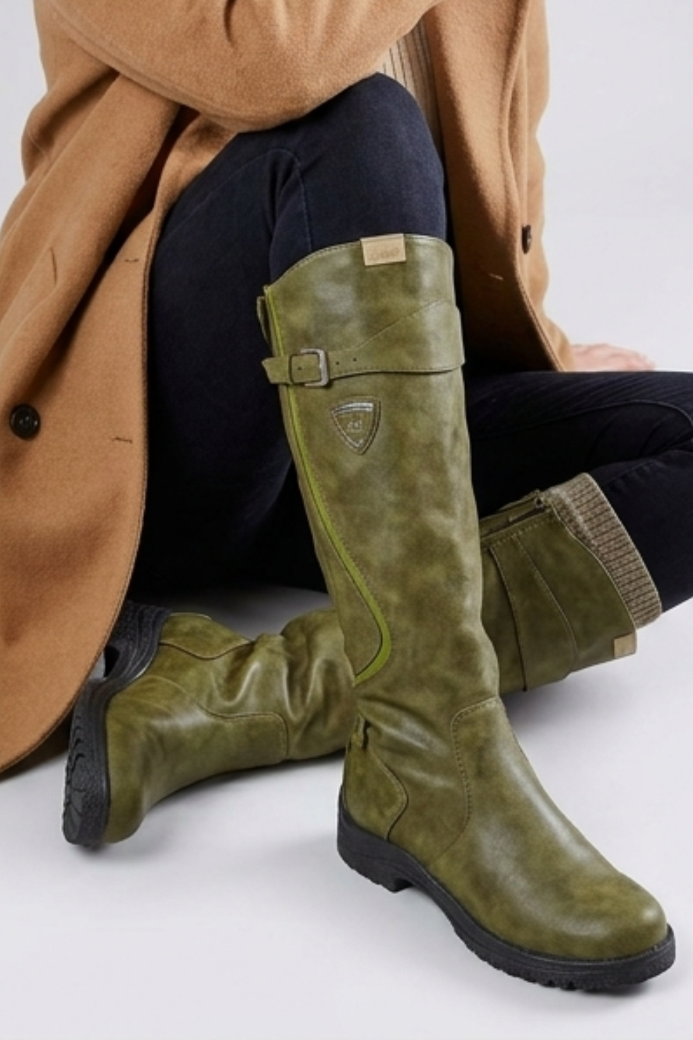 Women's Premium Orthopaedic Leather Style Knee-High Boots