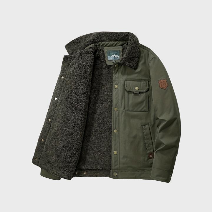 Men’s Warm Fleece Windbreaker Jacket