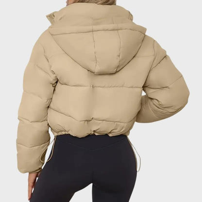 Women’s Drawstring Puffer Winter Jacket