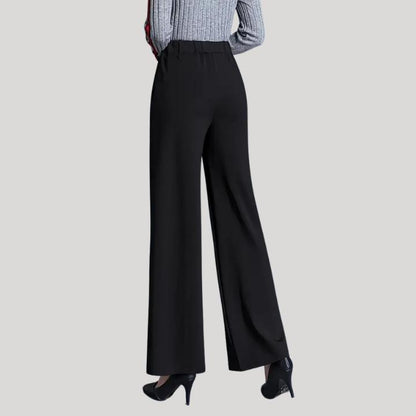 Women's Plus Size Sophisticated Straight-Leg Pants