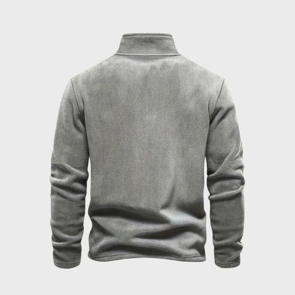 Men’s Thick Fleece Zip Sweater