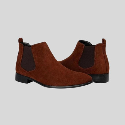 Men’s Smart-Casual Faux Suede Boots