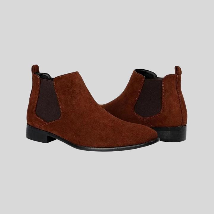 Men’s Smart-Casual Faux Suede Boots