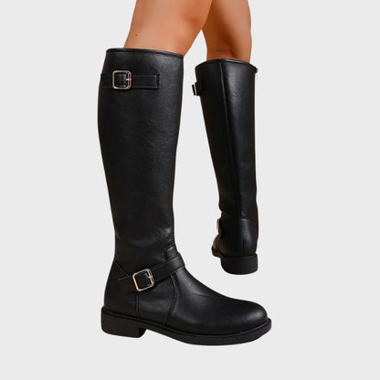 Women's Classic Knee-High Zipper Boots