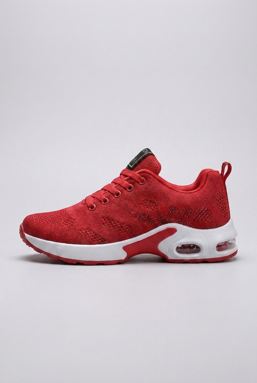 Air Cushion Sole Lace-Up Trainers Women