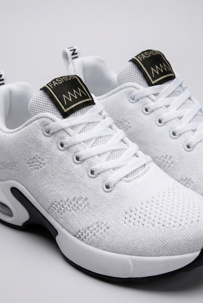 Air Cushion Sole Lace-Up Trainers Women