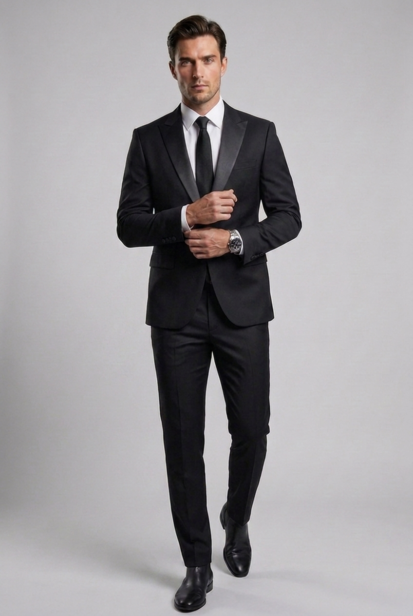 Men’s Slim Fit 2 Piece Formal Wedding Guest Suit