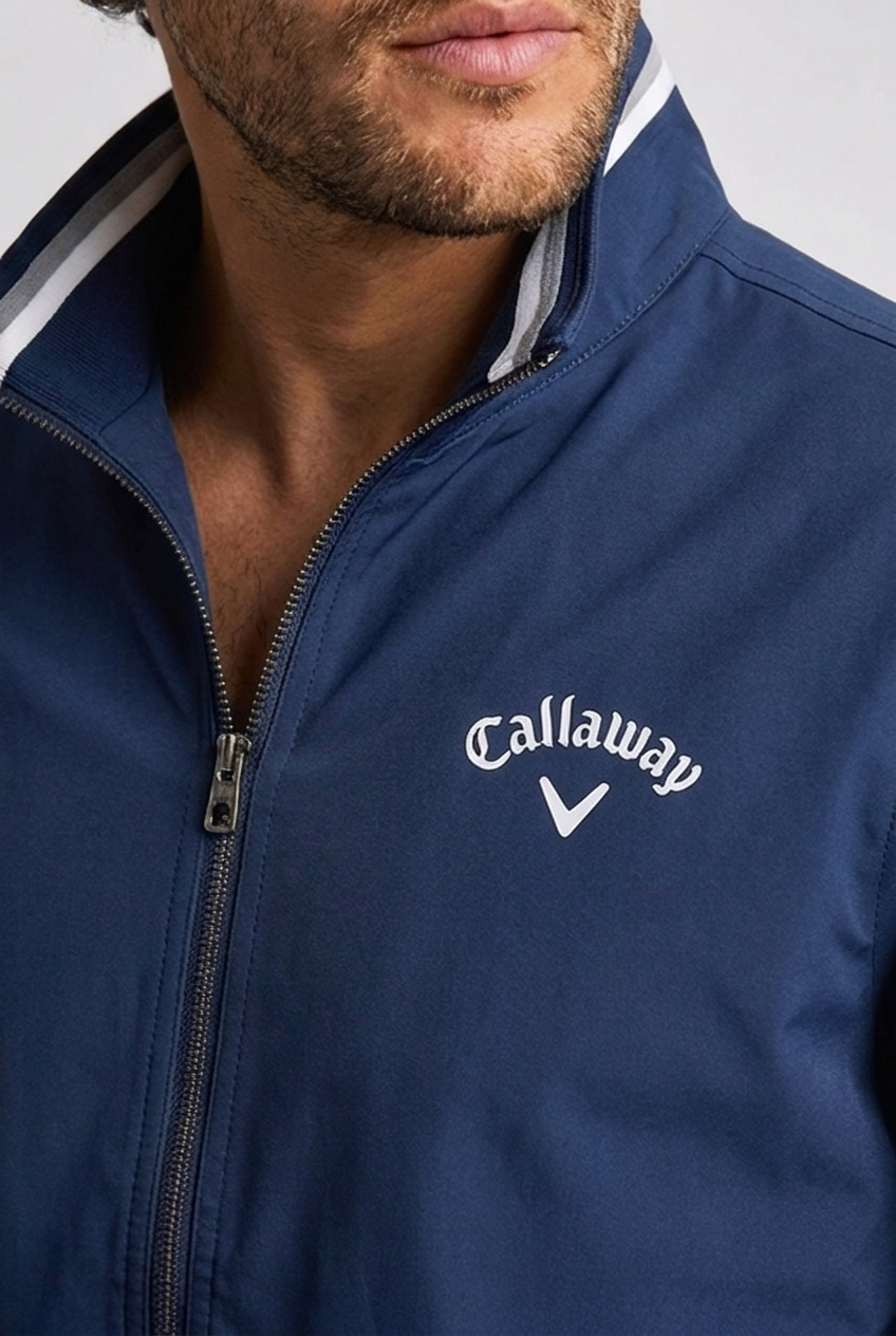 Stand Collar Zip Up Bomber Jacket Men