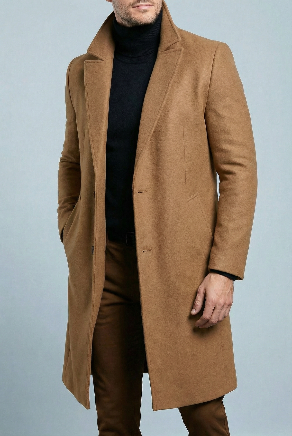 Men’s Structured Formal Winter Coat