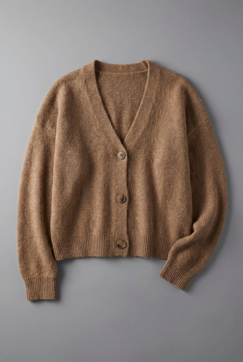 Women’s Soft Knit Button Cardigan – Relaxed Fit & Everyday Layering Essential