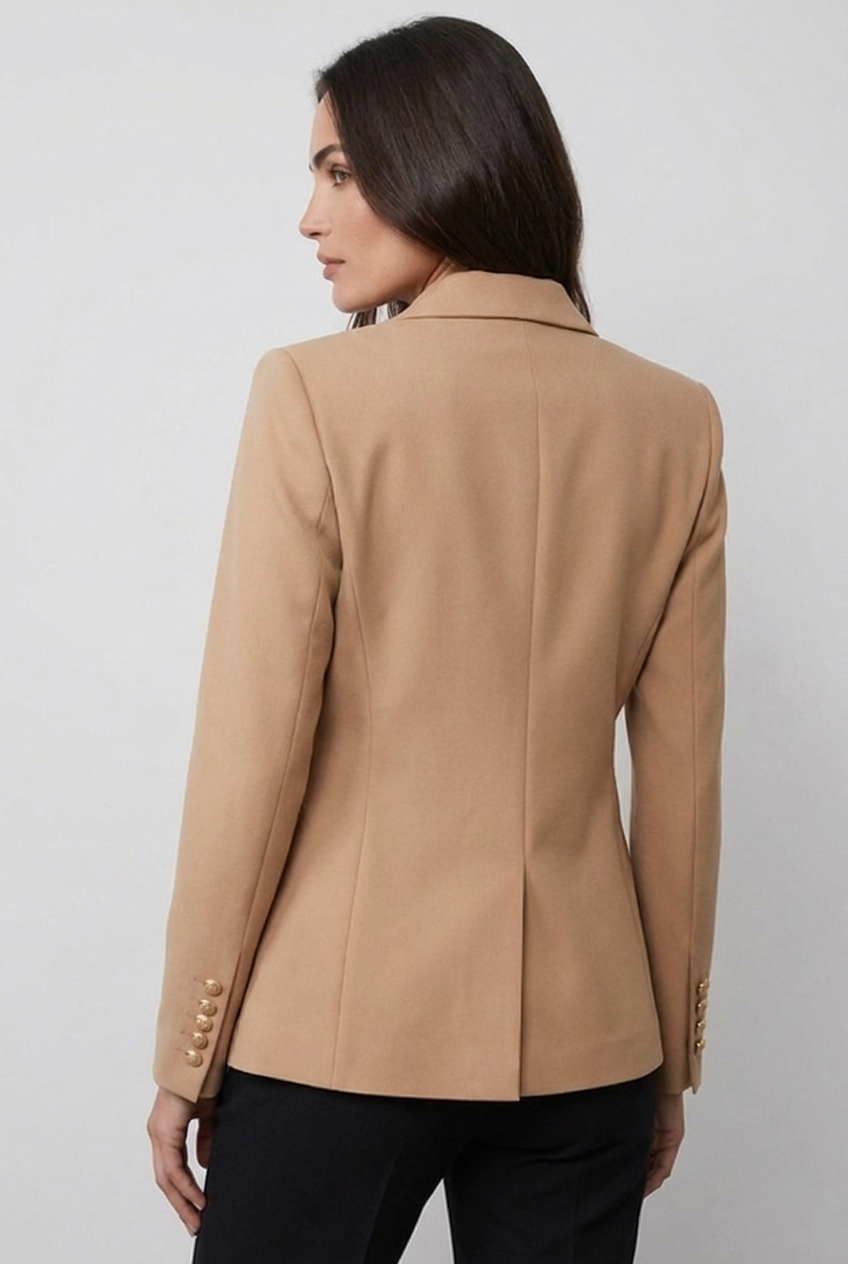Structured Collared Casual Blazer Jacket Women