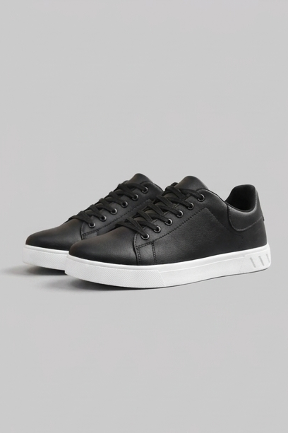Men’s Low-Top Casual Leather Style Sneakers