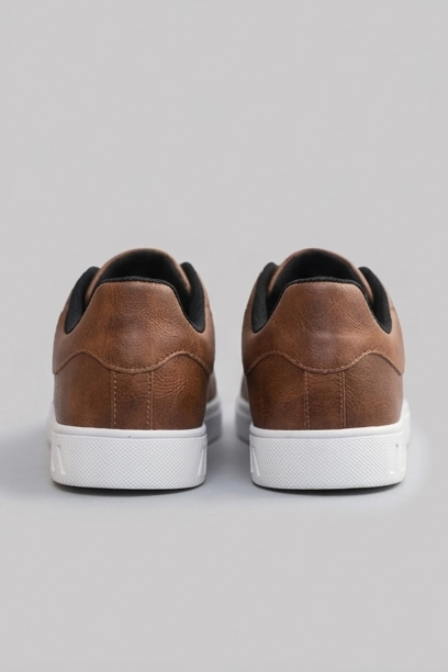 Men’s Low-Top Casual Leather Style Sneakers