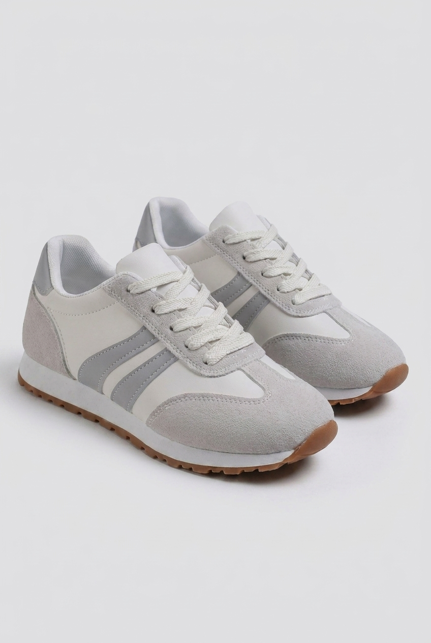 Casual Low-Top Contrast Stripe Everyday Trainers Women