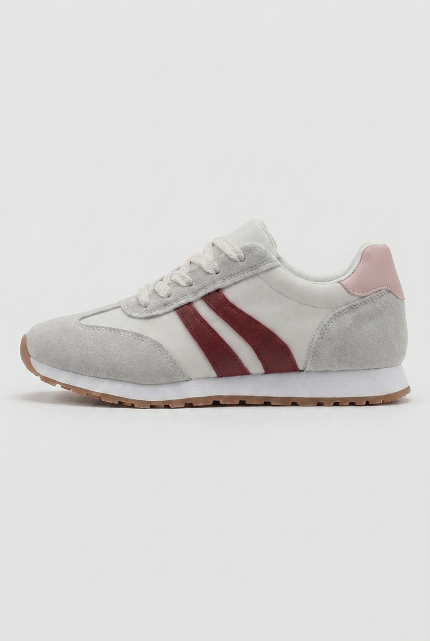 Casual Low-Top Contrast Stripe Everyday Trainers Women
