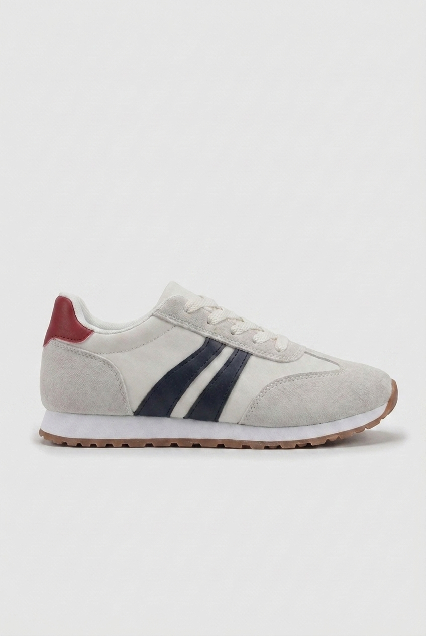Casual Low-Top Contrast Stripe Everyday Trainers Women