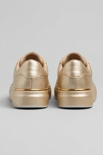 Chain Detail Flatform Casual Walking Trainers Women