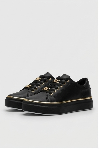 Chain Detail Flatform Casual Walking Trainers Women