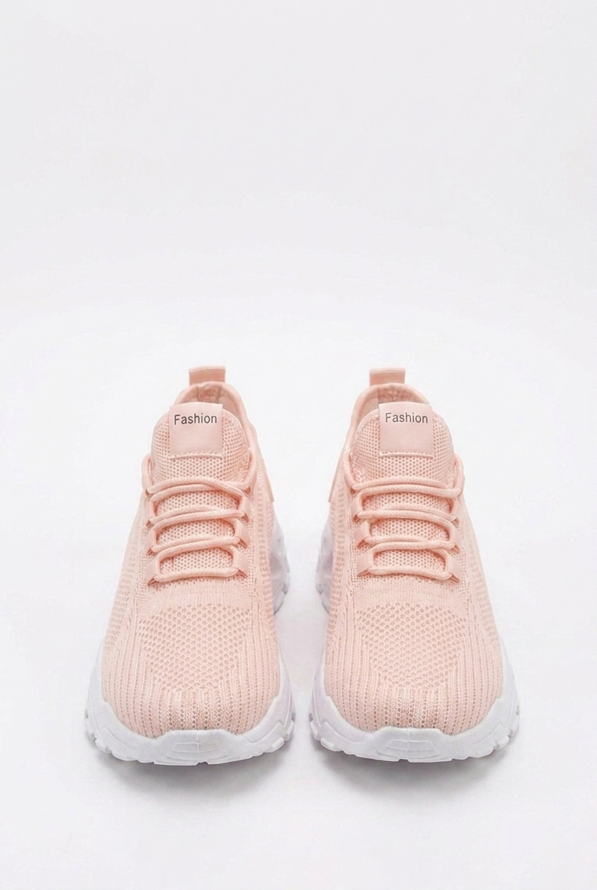 Chunky Sole Mesh Panel Breathable Sports Trainers Women