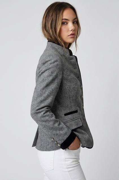 Classic Structured Longline Tailored Blazer Jacket Women