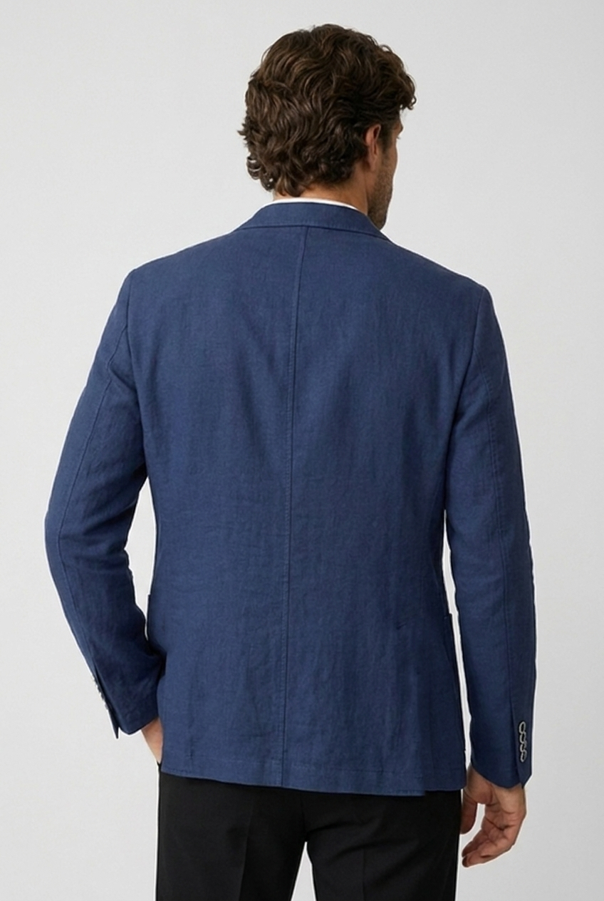 Notched Lapel Two Button Blazer Women